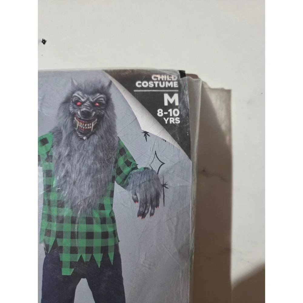 Spooktacular Creations Werewolf Cosplay Halloween Costume Sz Childs Medium 8-10